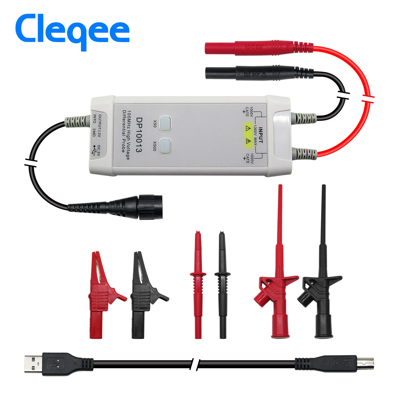 Cleqee 1300V 100MHz High Volta - High Voltage Differential Probe 100Mhz 1300V review and price