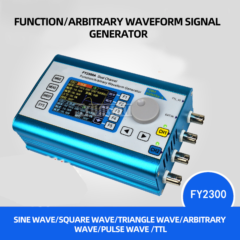 FY6300 FY2300 Dual Channel DDS - Dual Channel Arbitrary Waveform Function Generator 60Mhz review and price